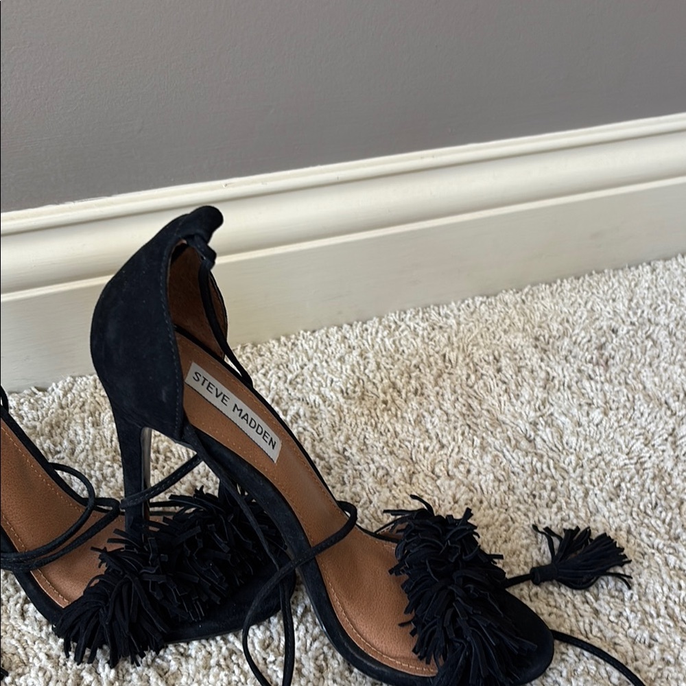 Steve Madden Black Women's Heels